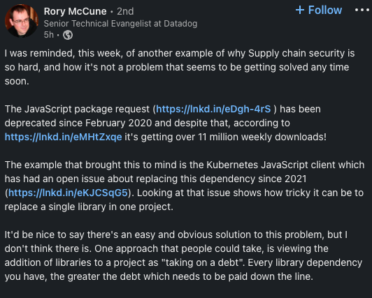I agree with what Rory has to say here!
